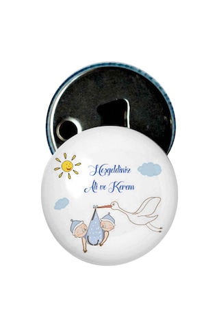 Famous Bebek Şekeri Magnet Bebek Mevlüt Hediyelik Isimli Kapak Açacak (434855988)
