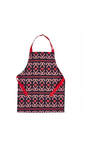 Ikea Vınterfınt Çocuk Mutfak Önlüğü 35 X 57 Cm Kırmızı - Siyah