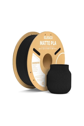 Elegoo Pla Matte Filament Siyah