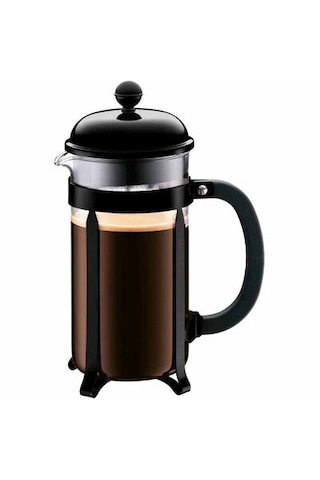 Epinox Kaliteli Paslanmaz French Press 350 Ml Düz-350e Siyah