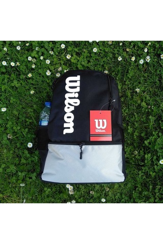 Shopiolog Wilson Gri Sırt Çantası Unisex Çift Gözlü Çanta Gri