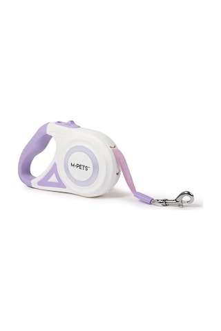 M-pets Flash Ledli Otomatik Gezdirme Şerit 5mt/purple Çok Renkli