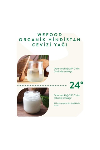 Organik Hindistan Cevizi Yağı 300 Ml Soğuk Sıkım Diğer