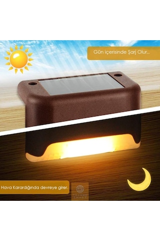 Technojet Solar Güneş Enerjili Şarj Edilen Köşebent Merdiven Vera (546888743)