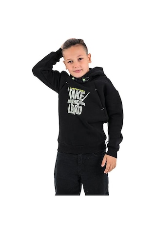 Slazenger Do Çocuk Sweatshirt St22wc031-500 Siyah-siyah