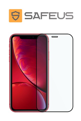 Safeus Tam Kaplayan Parmak İzi Bırakmayan Safir Ekran Koruyucu Cam , İphone Xr İle Uyumlu