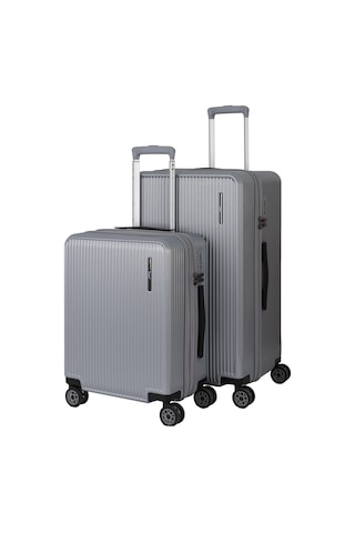 Baggaj V2521 Pc Valiz Sılver Set Siyah