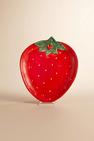 Karaca Strawberry Pasta Tabağı 20 Cm Kırmızı