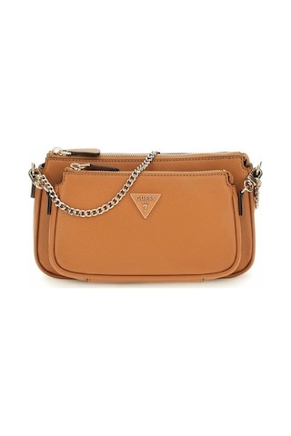 Guess Noelle Saffiano Mini Kadın Çapraz Çanta Hwzg9672710 Taba