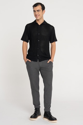 Jack & Jones Erkek Eşofman Altı - Tace - 12268444 Dark Grey Melange
