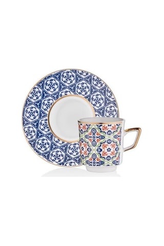 Decorium M00705 Kahve Fincan Takımı 12 Parça Mahza Çok Renkli