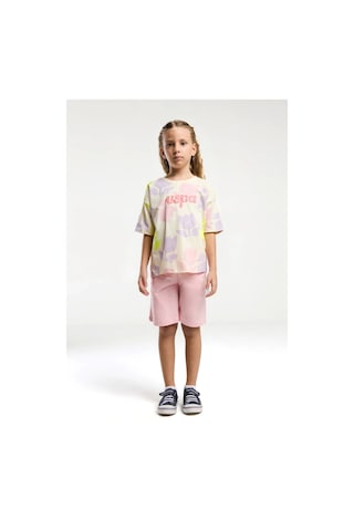 U.S. Polo Assn. Kız Garson Bermuda Takım - Limon Limon