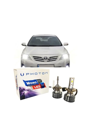 Toyota Corolla E150 Led Xenon Kısa Far Ampulü Hb4 9006 Mono Yeni Seri Beyaz 2007-2013
