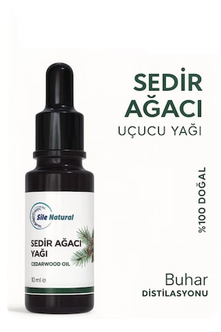 %100 Saf Sedir Ağacı Yağı Doğal Saç Ve Cilt Bakım Yağı 10 Ml Aromaterapi Uçucu Yağ