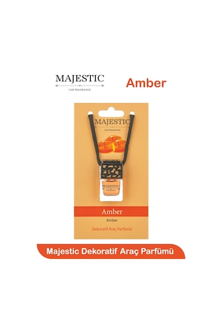 Majestic Oto Kokusu Amber 7 Ml - Dekoratif Araç Parfümü