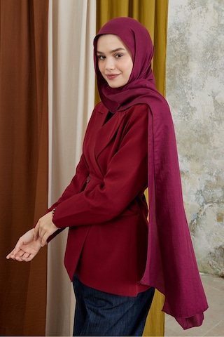Moda Kaşmir Modal Şal Serisi Bordo