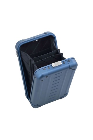 Aleon Mini Bag 19 Cm Alüminyum Omuz Çantası, Hafif, Şık, Unisex Günlük Çanta Lacivert