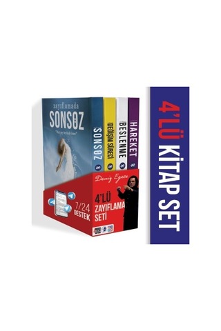 Deniz Egece - 4'lü Set (Son Söz,Değişim Süreci, Beslenme,Hareket)