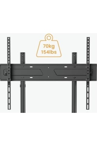 Tayfun 65'' Uyumlu Yürüyen Tekerlekli Ayaklı Led Tv Monitör Standı