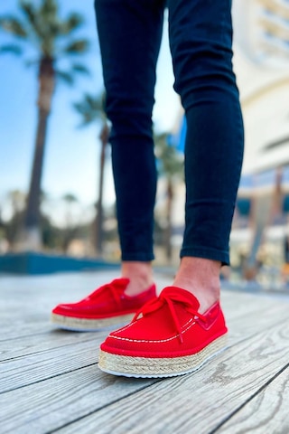 Chekich Ch311 - Espadril Erkek Ayakkabı Kırmızı Çok Renkli