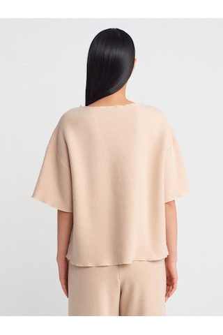 Dilvin 31537 Yumuşak Fitilli Top Bej