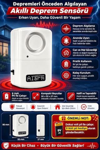 Goldenbee Akıllı Deprem Sensörü Gld-110