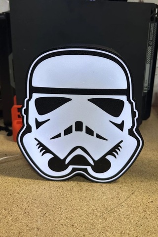 Star Wars Stormtrooper Dekoratif Tasarımlı Gece Lambası Çok Renkli