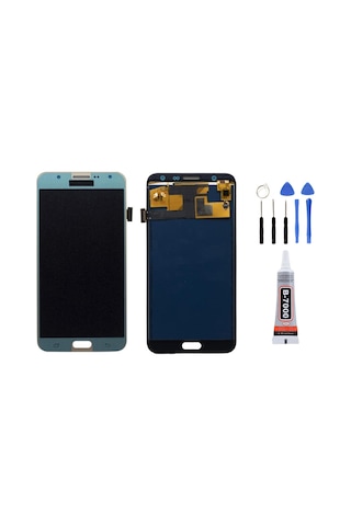 Samsung J7 J700f Gold Uyumlu Lcd Ekran Dokunmatik Tamir Seti Yapıştırcı Set Yedcom