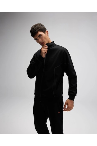 Ellesse Em545 Erkek Siyah Önden Fermuarlı Sweat Siyah