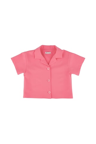 Best Kids Kız Çocuk Gömlek Yaka Ceket 001