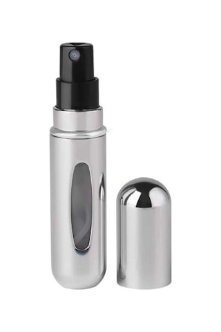 Doldurulabilir Mini Seyahat Parfüm Şişesi Sprey Kutu - Ortalama 80 Basım - Kırmızı - 1 Adet Bahar