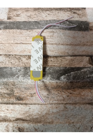 Camlı Parmak Led Lamba Sarı 12 Volt Su Geçirmez