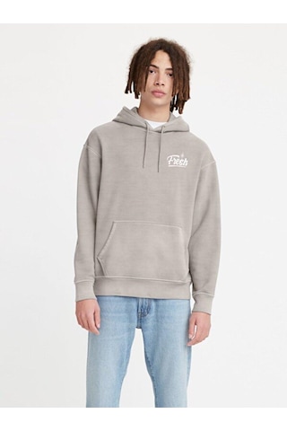 Levi's Relaxed Graphic Hoodie-5312 Beyaz