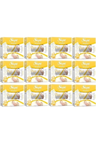 Sleepy Sensitive Islak Havlu 50 Yaprak 36'lı Set Tekli