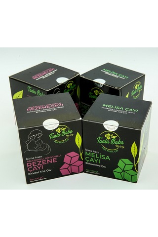 Melisa Çayı 2 Paket ve Anasonlu Kimyonlu Rezene Çayı 2 Paket 4'lü