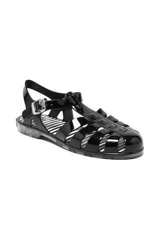 Black Shıny Sandalet Kadın Cuba Toni Pons 002- Black Shiny Siyah