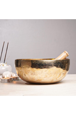 23 Cm El Yapımı Tibet Kasesi