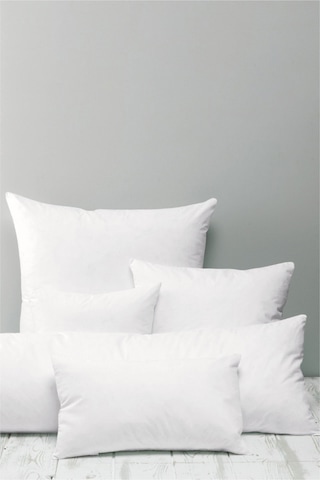 The White Company Tüy Yastık Altlığı, Lüks Yastık Pedleri Beyaz