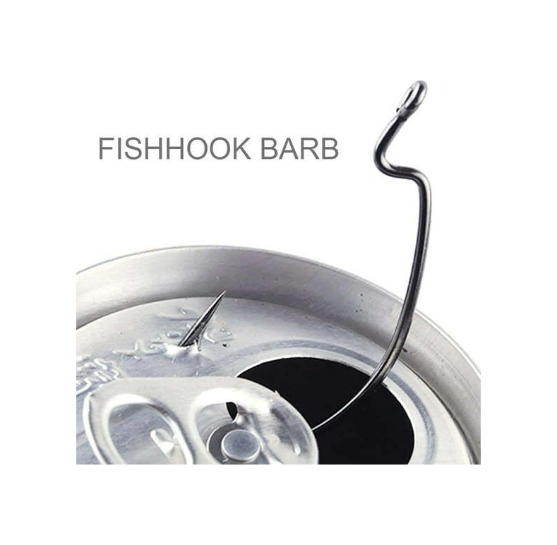 Xiyyadms 50 Adet Krank Kanca Seti 2 , 1 , 1/0 , 2/0 , 3/0 - Plastik Kutuda Balık Kancaları