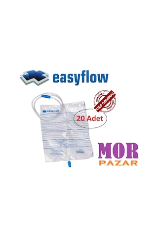 Musluklu Steril Idrar Torbası 2000 Ml 20'li Paket