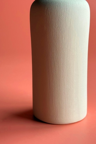 Karina Şişe Vazo Seramik Bisküvi 21 Cm
