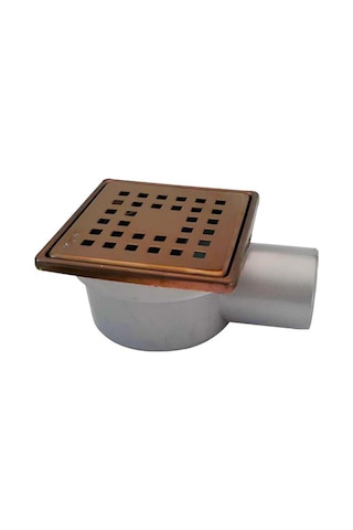 Sukar 10x10 Bronz Çelik Çerçeveli Kare Izgaralı Yer Süzgeci 1041-1283222-51