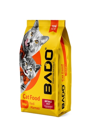 Bado Yetişkin Kedi Maması Etli 10 Kg