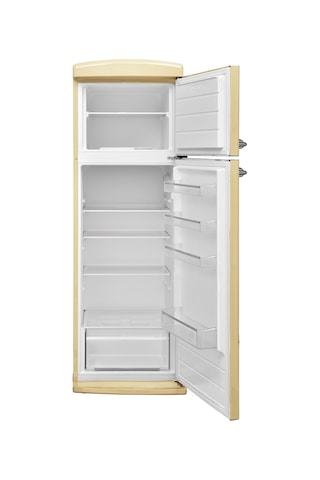 Vestel Retro SC32211 311 LT Statik Üstten Donduruculu Buzdolabı Bej