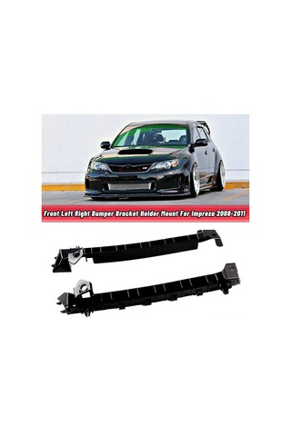 Lemestar Subaru Impreza Gt Wrx 2008-2011 Ön Sol-sağ Tampon Braketi, Sabitleyici Seti, Direk Monte, Abs Malzeme, Siyah Parça No: 57707fg012, 7707fg002