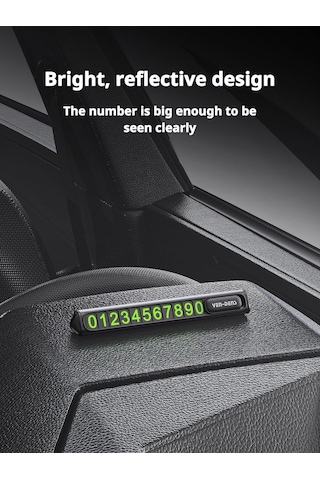 Ven-dens Vd-hd057 Premium Araç İletişim Bilgi Etiketi