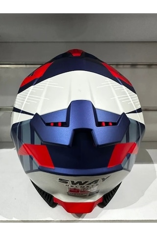 Sway Sw-865 St  Motosiklet Kaskı Blue/red