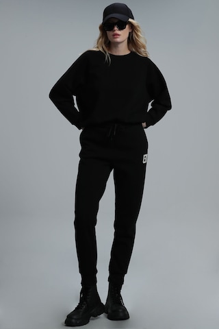 Lufian Uwen Kadın Örme Sweatshırt Siyah 122030001100100 Siyah