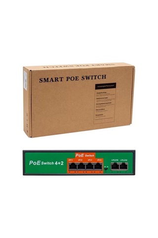 Sh Powermaster Poe4+2 72w 10/100 Mbps Poe Ethernet Switch Najmaddin