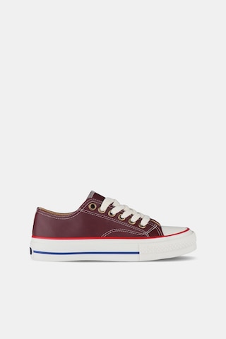 Vicco Navar Basic Unisex Genç Bordo Sneaker Bordo